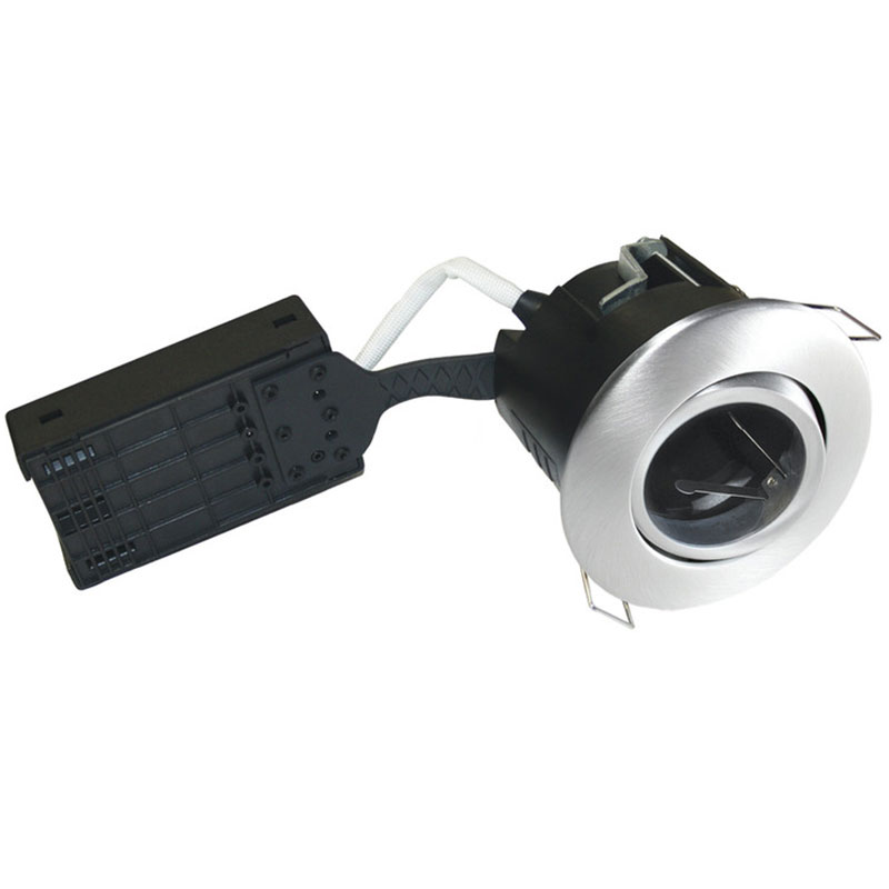 Pro Uni Install m. GU10 fatning - Rund, børstet