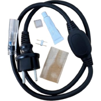 Tilslutningskabel til Budget 230 LED strip 5W 1M, sort, IP67