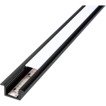 StripLine 1,8m Sort profil indbygget