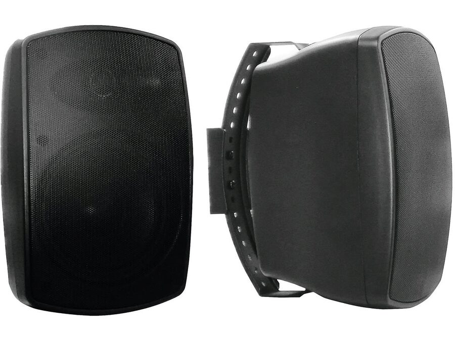 Væghøjttaler (IP65) - 50W(8ohm) / 32W(100V), Sort (2 stk.)