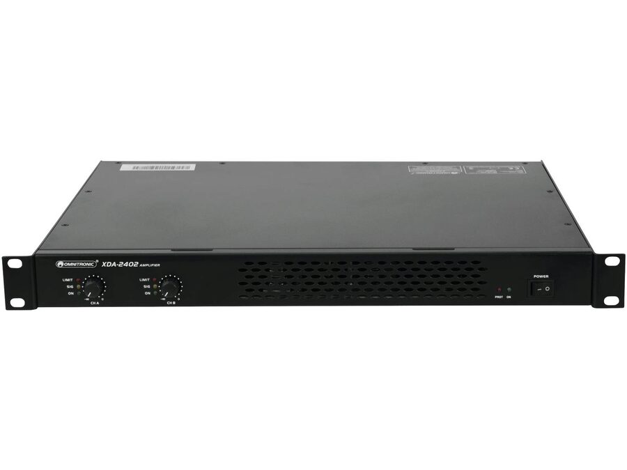 XDA-2402 Class D forstærker m. SMPS - 2 x 1200W (4ohm)
