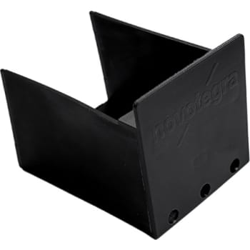 ENDEKAPPE TIL C-SKINNE C47 SORT