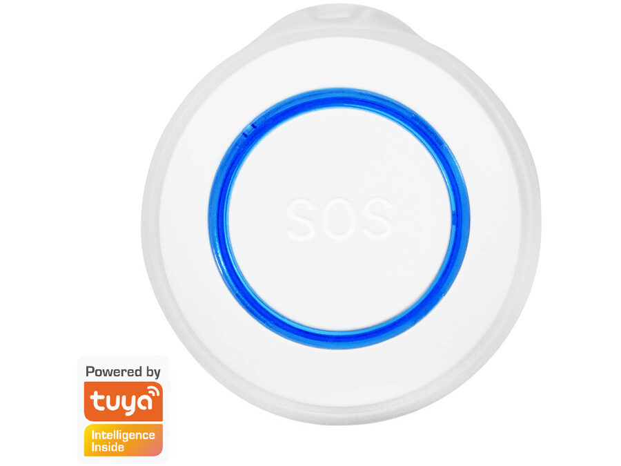Wi-Fi SOS nødkaldsknap, Tuya - 120mAh (IP20)