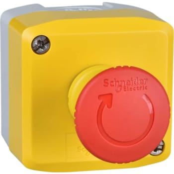 Nødstopbox komplet Ø40 2xNC u/tekst