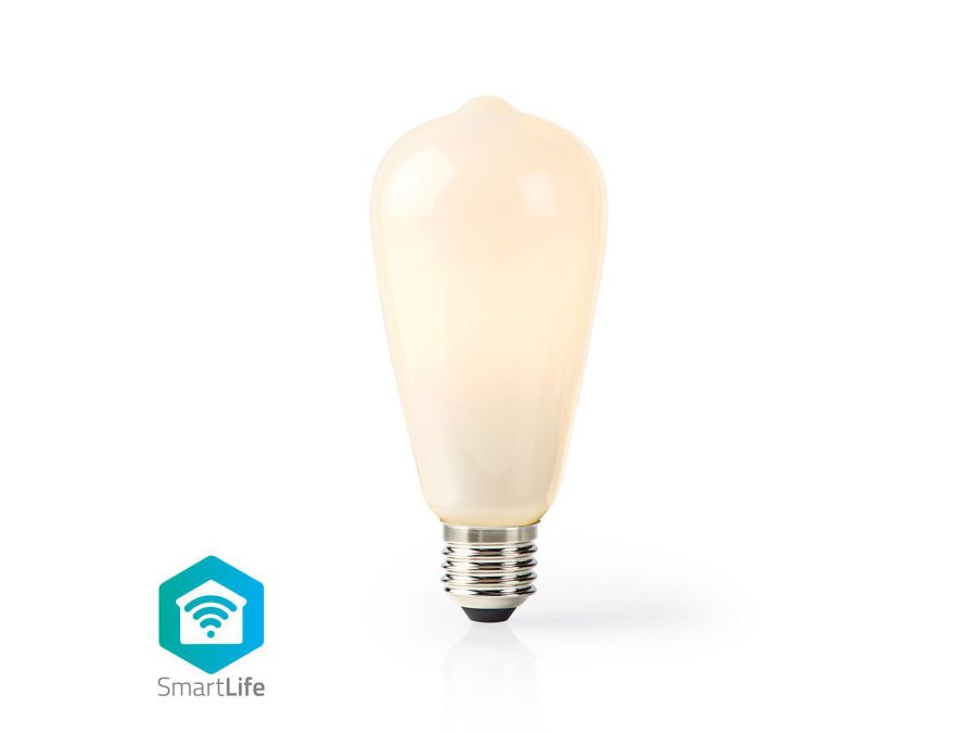 Wi-Fi Smart LED-Pære - E27/ST64 - 5W, 500 lm