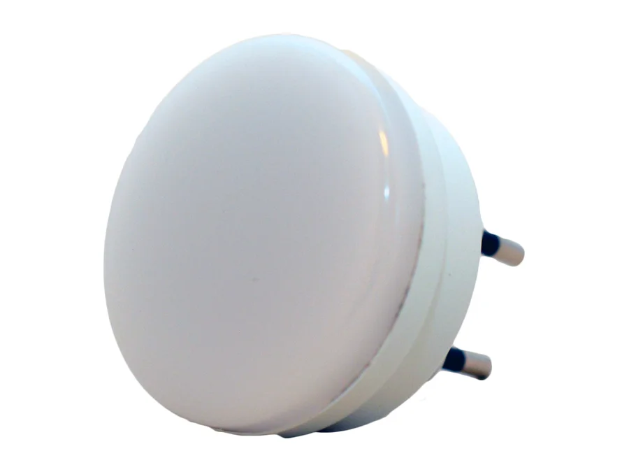 Vågelampe m. Sensor, 230V, Hvid