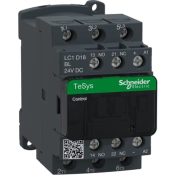 TeSys D kontaktor LC1D18BL 3P(3 NO) - AC-3 - <= 440 V 18 A - 24 V DC spole