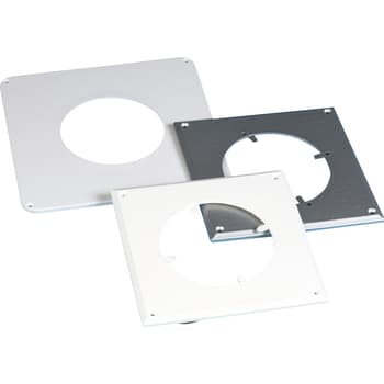 Fremex dækplade 200x200mm Ø100/Ø120 hvid