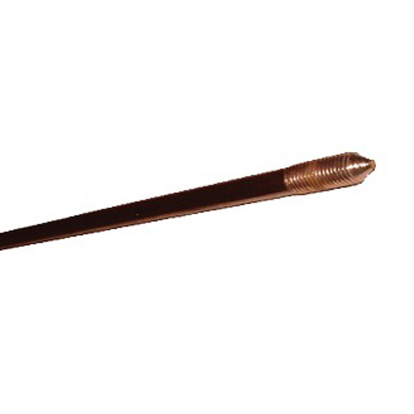 Jordspyd 14x1500mm kobberbelagt