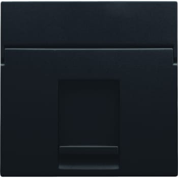 AFDÆKNING 1X RJ45, BLACK COAT