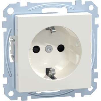Merten stikkontakt med sidejord 16A Hvid
