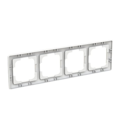 ZONI Ramme 4 modul, mat hvid