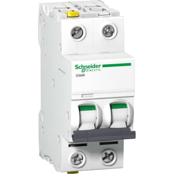 Acti9 Automatsikring iC60N 2P 1A C med dobbelt terminal 36 mm
