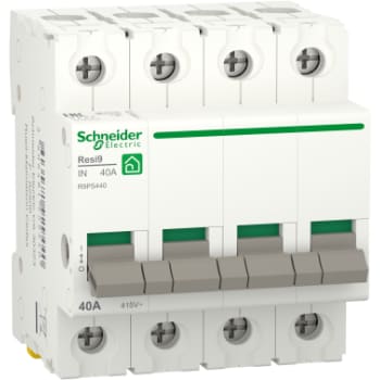 Resi9 XP Lastadskiller/hovedafbryder 4P 40A 72mm