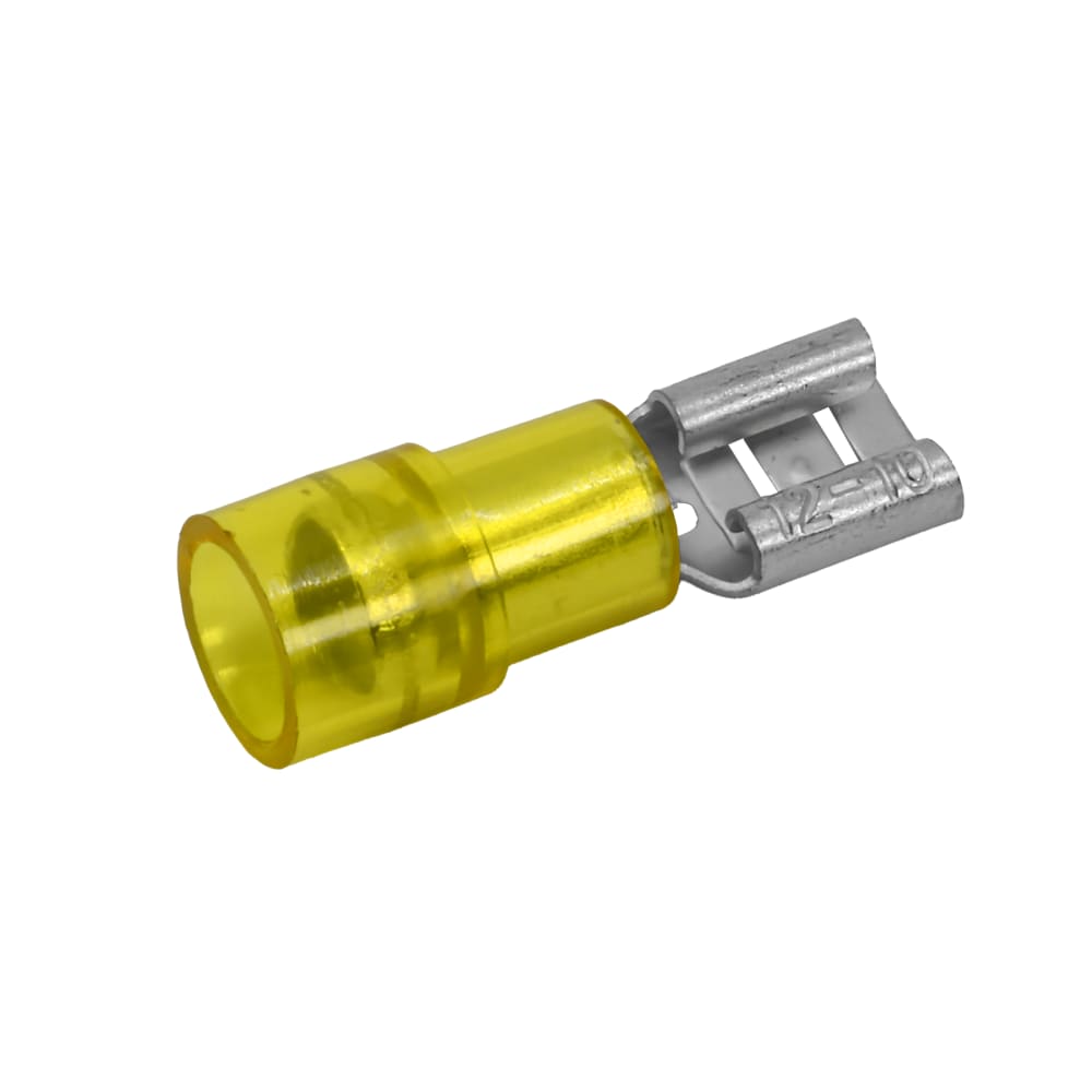 ISOL SPADEMUFFE 6 6,3X0,8 GUL