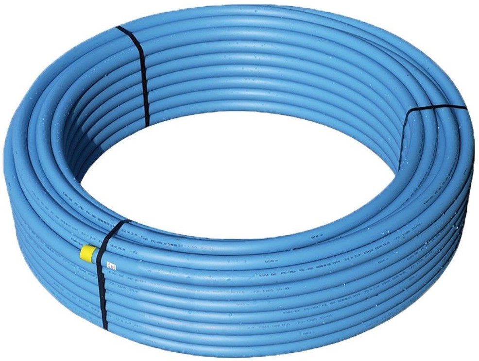 UPONOR 25MM PE80 BLÅ PN10 100M