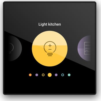 Digital black betjeningsskærm 24V