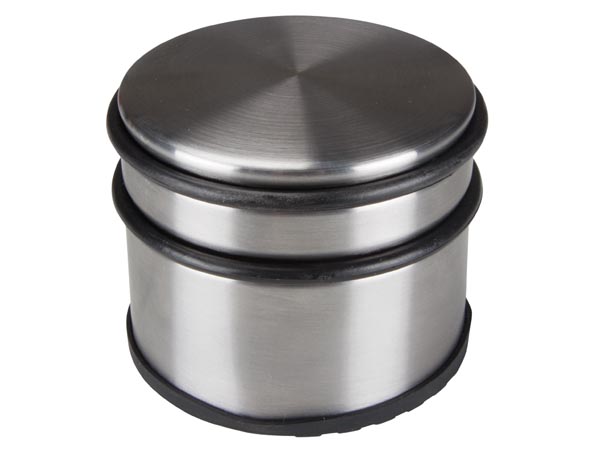 Dørstopper, Rustfri stål - Høj model, Ø9 x 7,5cm (1,1kg)