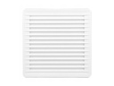 Kvadratisk ventilationsrist - Ø120, 170x170x11,5mm, Hvid