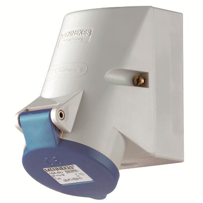 Mennekes CEE vægudtag 3 polet 16A 230V IP44
