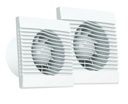 Vægventilator pRim Ø120 HS - Fugtighedsføler, 16W, 158m3/h
