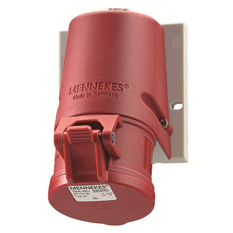Mennekes CEE vægudtag 5 polet 32A 400V IP44