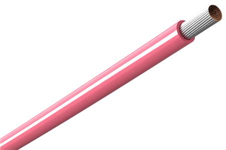 LEDNING TEXILINE HF90 TW0,75MM²PINK/HVID