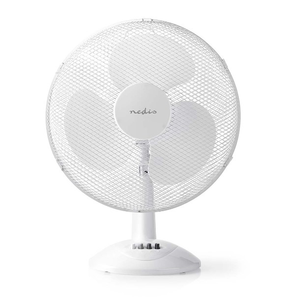 Bordventilator - Ø40cm, 230V 45W, 3 hast., Hvid