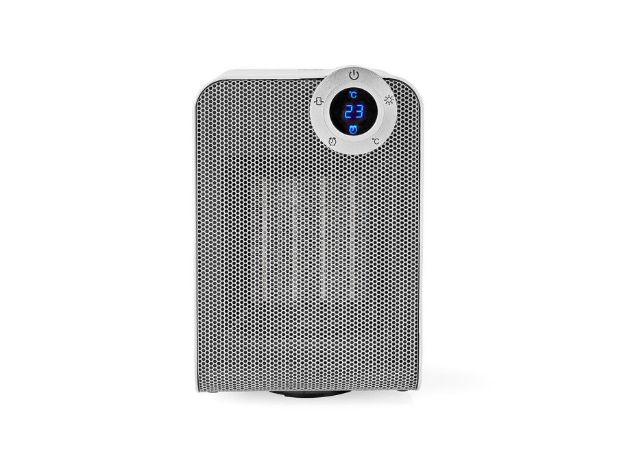 Wi-Fi Smart-varmeblæser - Kompakt, Termostat, 1800W, Hvid