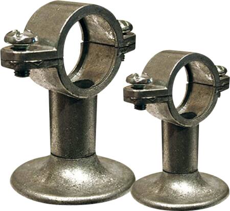 ZINKRØRBÆRER M/VÆGFLANGE 3/8"