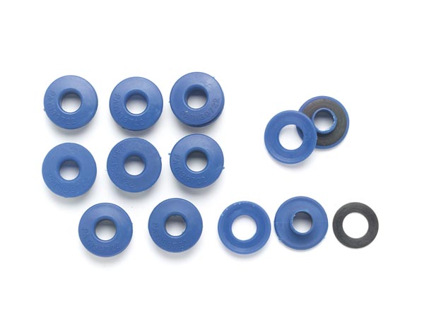 Presenningsøjer, plast - Ø12mm hul (10 stk.)