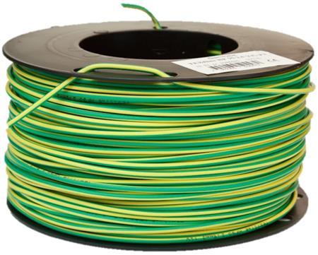 LEDNING TEXILINE HF90 TW 0,75MM²GRØN-GUL
