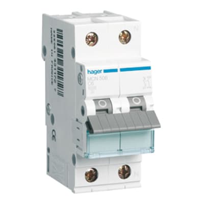 Automatsikring 1-pol+N 6KA C-16A 2 modul