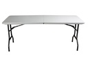Klapbord - Hvid, 180 x 75 x 74cm