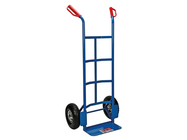 Sækkevogn m. lufthjul - Maks. 200kg, Blå