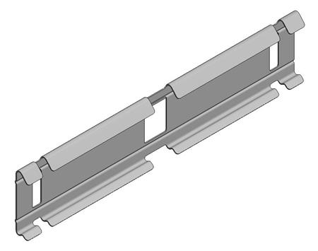 KOBLINGSBESLAG 60 MM FOR GITTERBAKKE