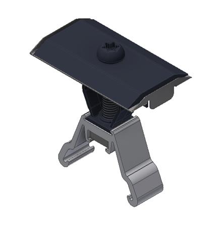 VALKACE - PANEL KLEMME TIL MIDTEN - SORT