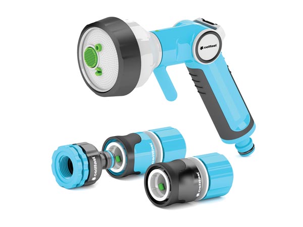 Spule-/brusepistolesæt - ERGO™ 3/4" 4-funktionel (4 dele)