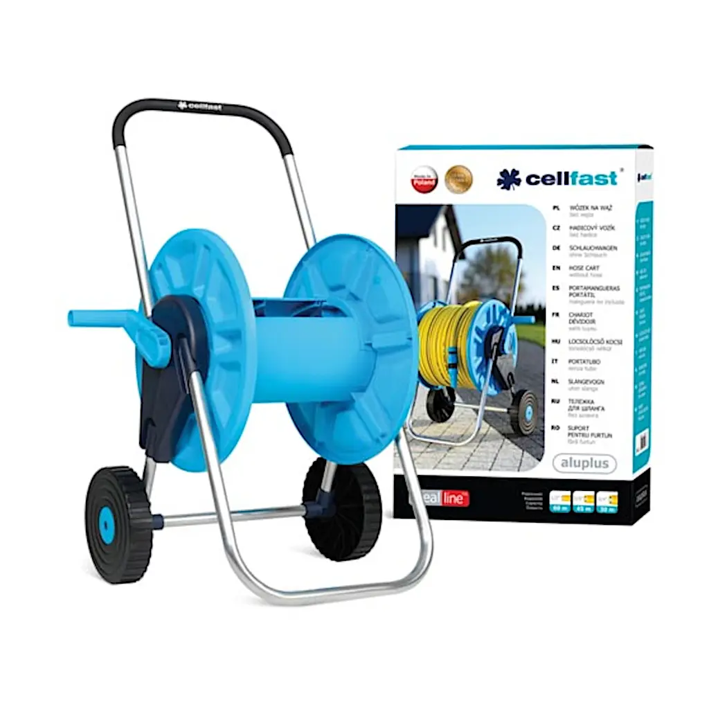 Slangevogn - ALUPLUS, 1/2" maks. 60m
