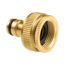 Messing hanekobling - 3/4" - 1"