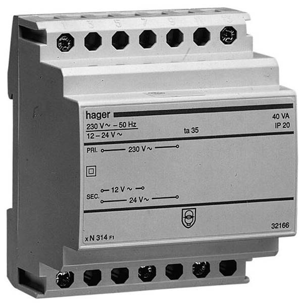 Sikkerhedstransformer 16VA 12-24V
