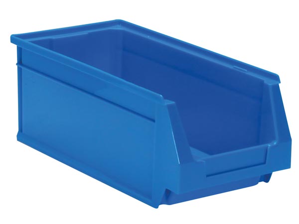Plast lagerkasse - Blå 336x160x130mm