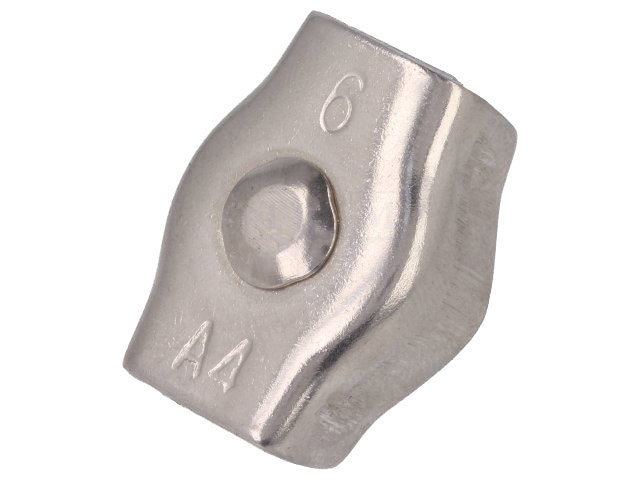 Reb klemme - Enkelt, 6mm