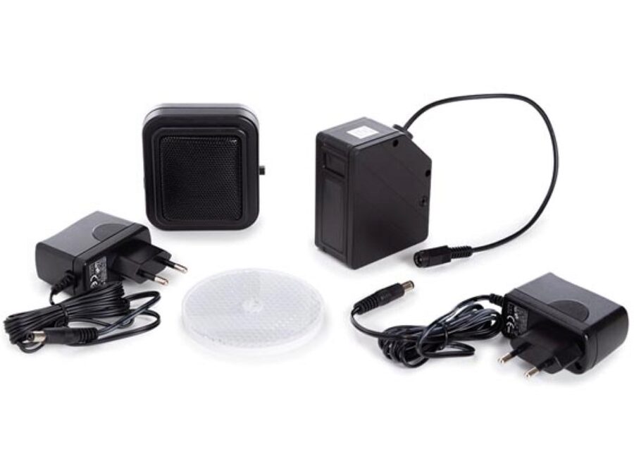 Mini IR alarmsystem - Fotoelektrisk, trådløs højttaler (7m)