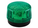 LED blinklys - 12Vdc, Ø100mm, IP20, Grøn