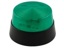LED blinklys - 12Vdc, Ø77mm, IP20, Grøn