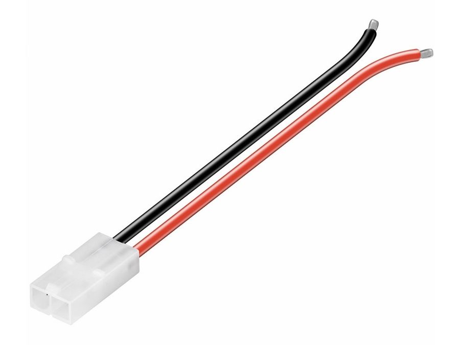 Batteriledning m. Tamiya-hunstik (14cm)
