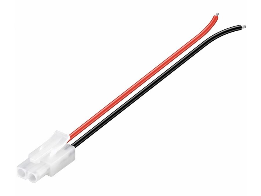 Batteriledning m. Tamiya-hanstik (14cm)