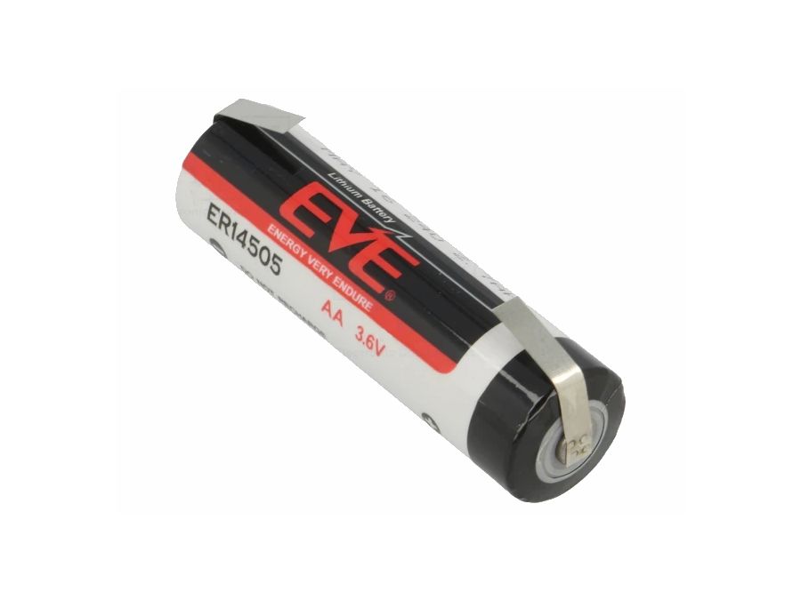 ER14505 AA lithiumbat. m. loddeflige 3,6V 2700mAh