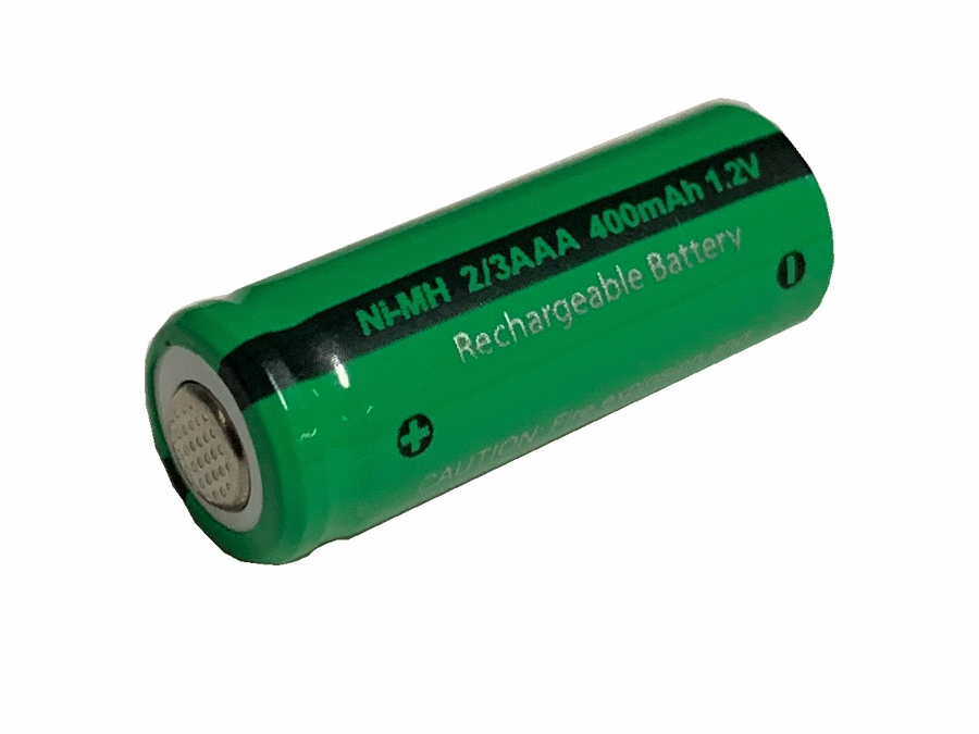 NiMH batteri - 2/3AAA 1,2V 400mAh (Ø10x29mm)